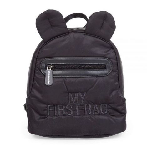 Rucsac pentru copii matlasat Childhome My First Bag Negru - imagine 6